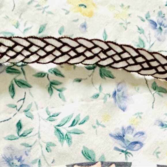 FRENCH CONNECTION Chic Coverup/BlouseOn with Braided Silver Straps, Rayon Size M - Picture 9 of 12